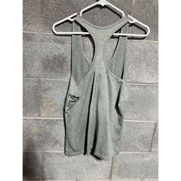 Women’s NIKE DRI-FIT Dark Heather Gray Racerback Workout Top Size Large - Picture 3 of 3